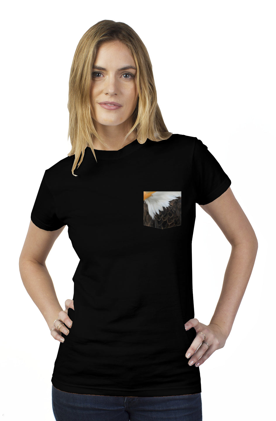 Go Eagles - Women's Pocket T