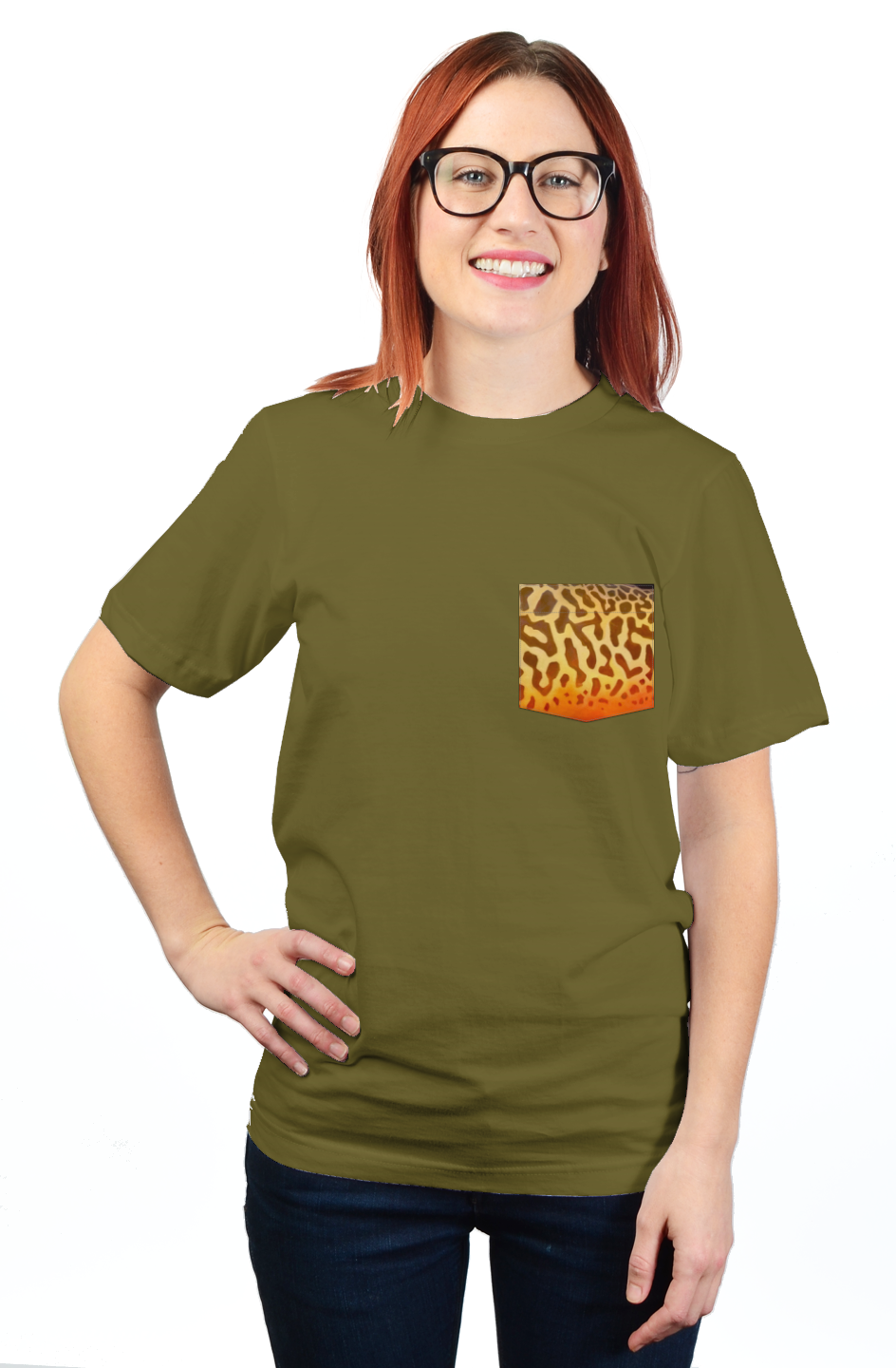 Tiger Trout Men's Pocket Tee