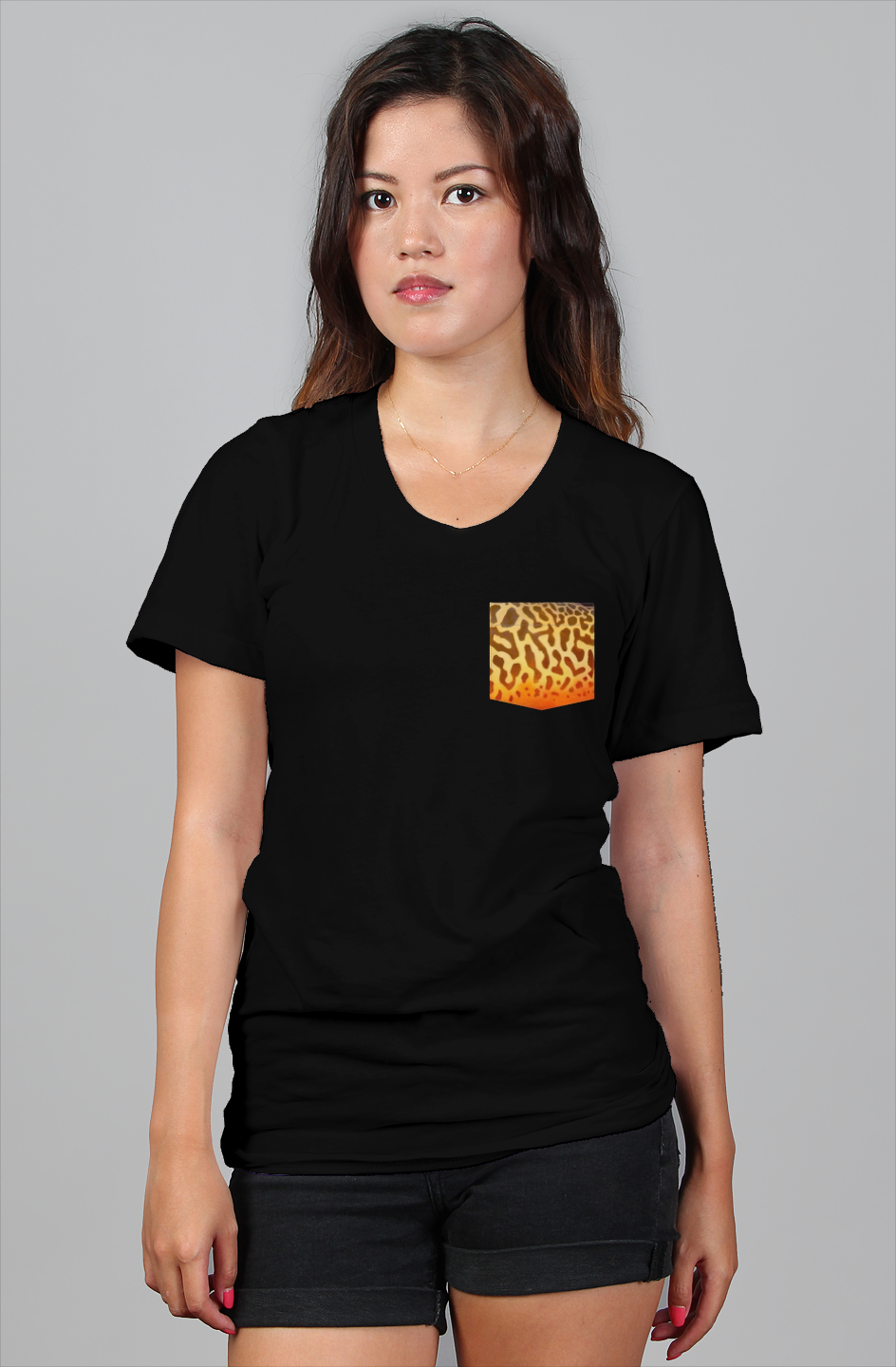 Tiger Trout Women's Pocket Tee