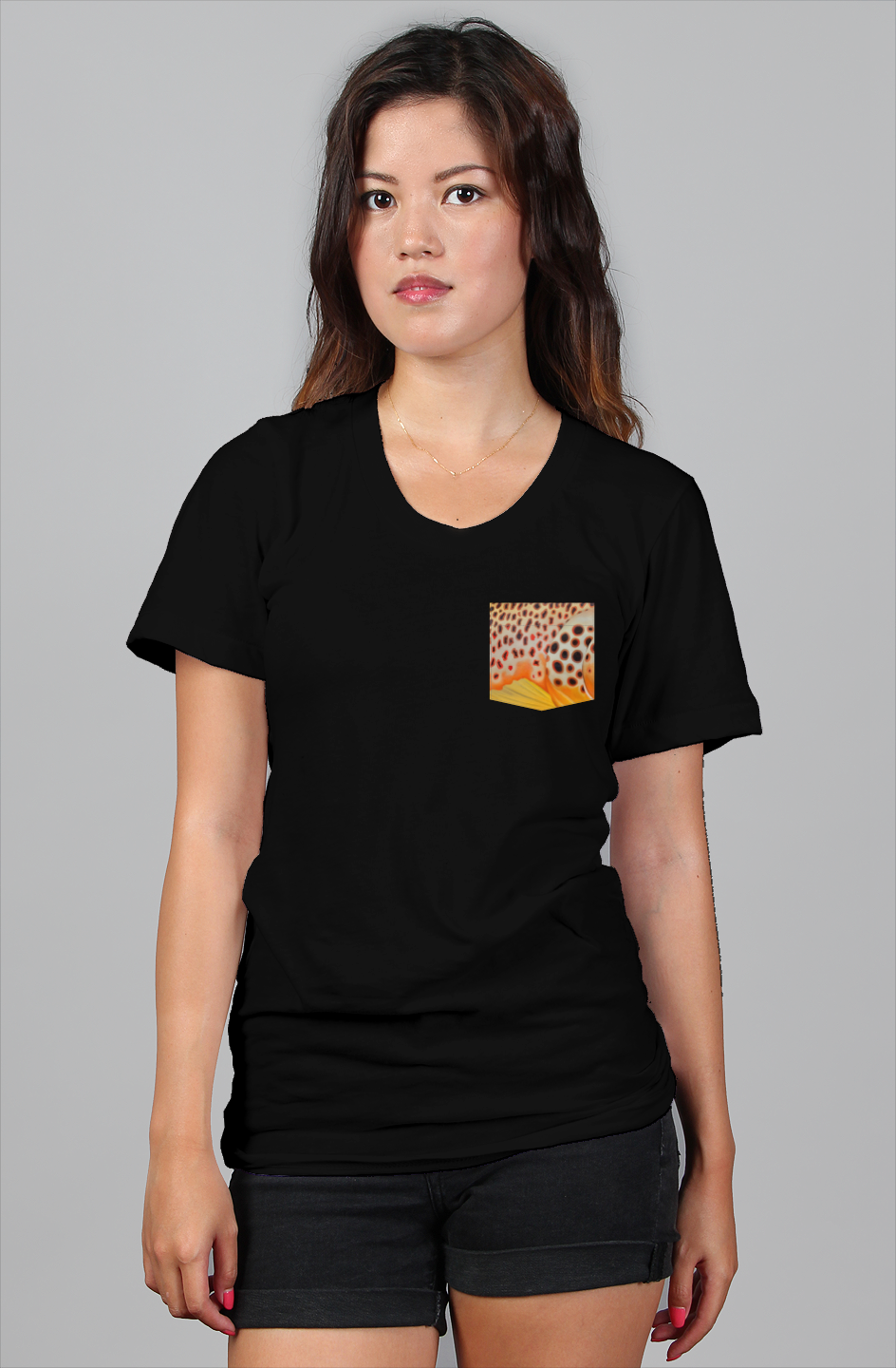 Brown Trout Women's Pocket Tee