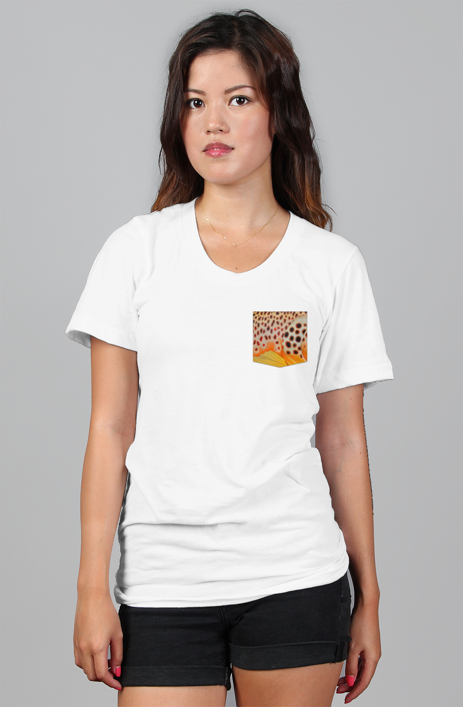Brown Trout Women's Pocket Tee