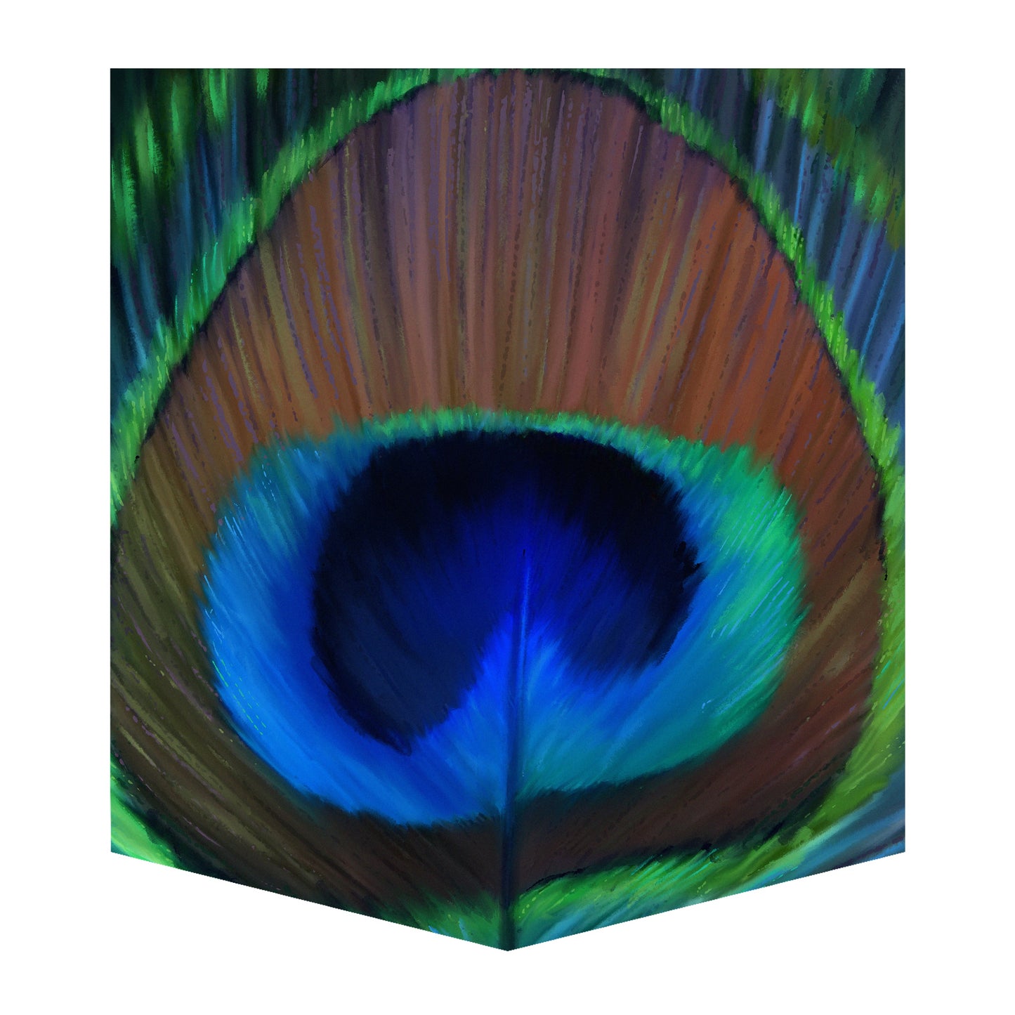 Peacock Men's Pocket Tee