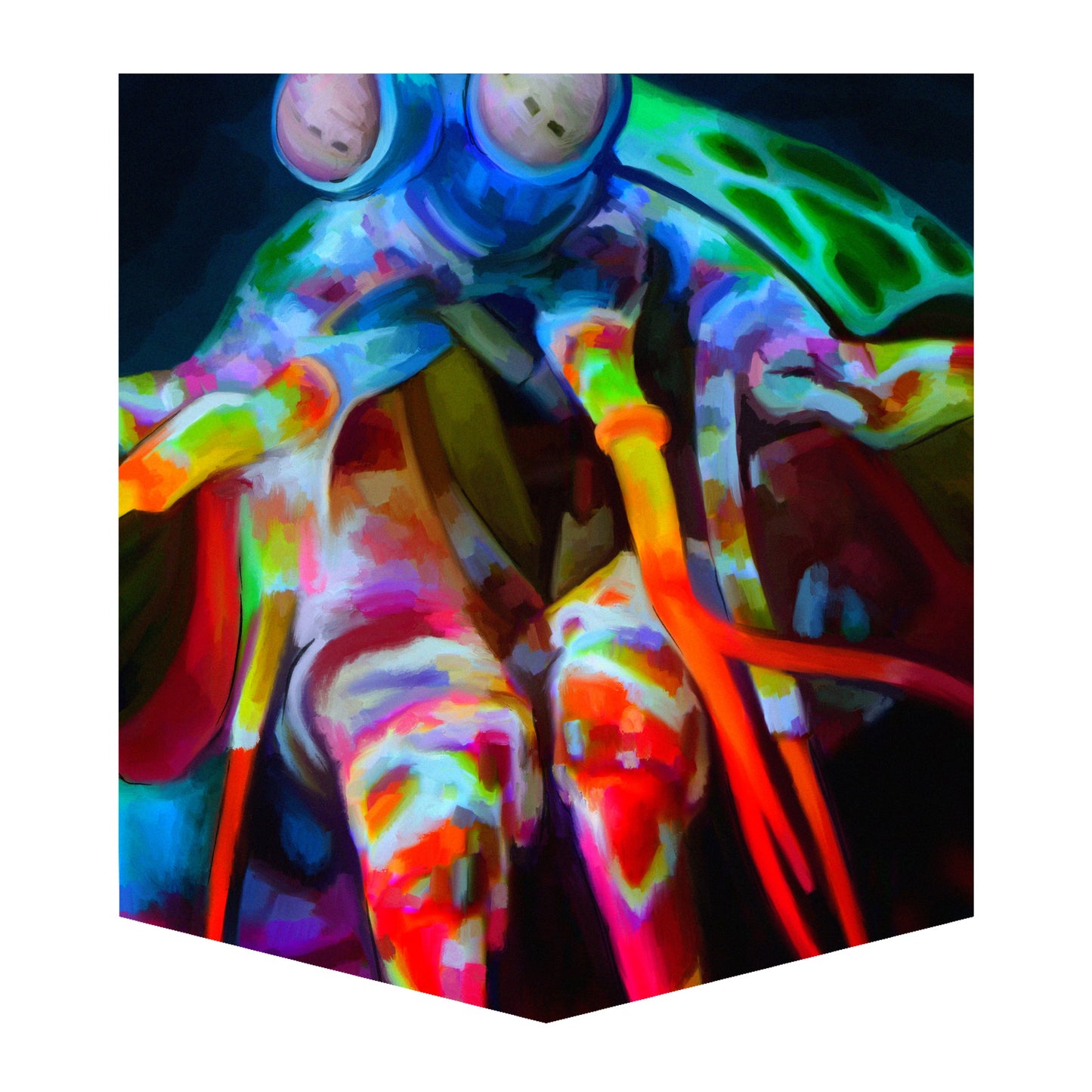 Mantis Shrimp Women's Pocket Tee