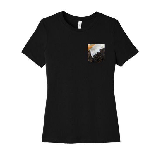 Bald Eagle Women's Pocket Tee
