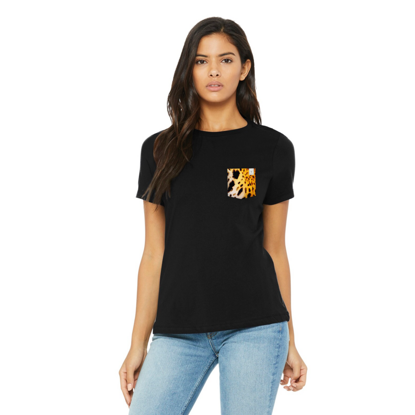 South East African Cheetah Women's Pocket Tee