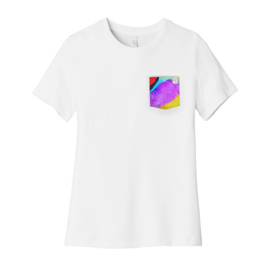 Gouldian Finch Women's Pocket Tee