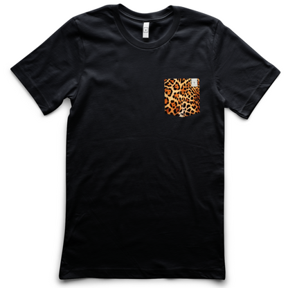 African Leopard Men's Pocket Tee