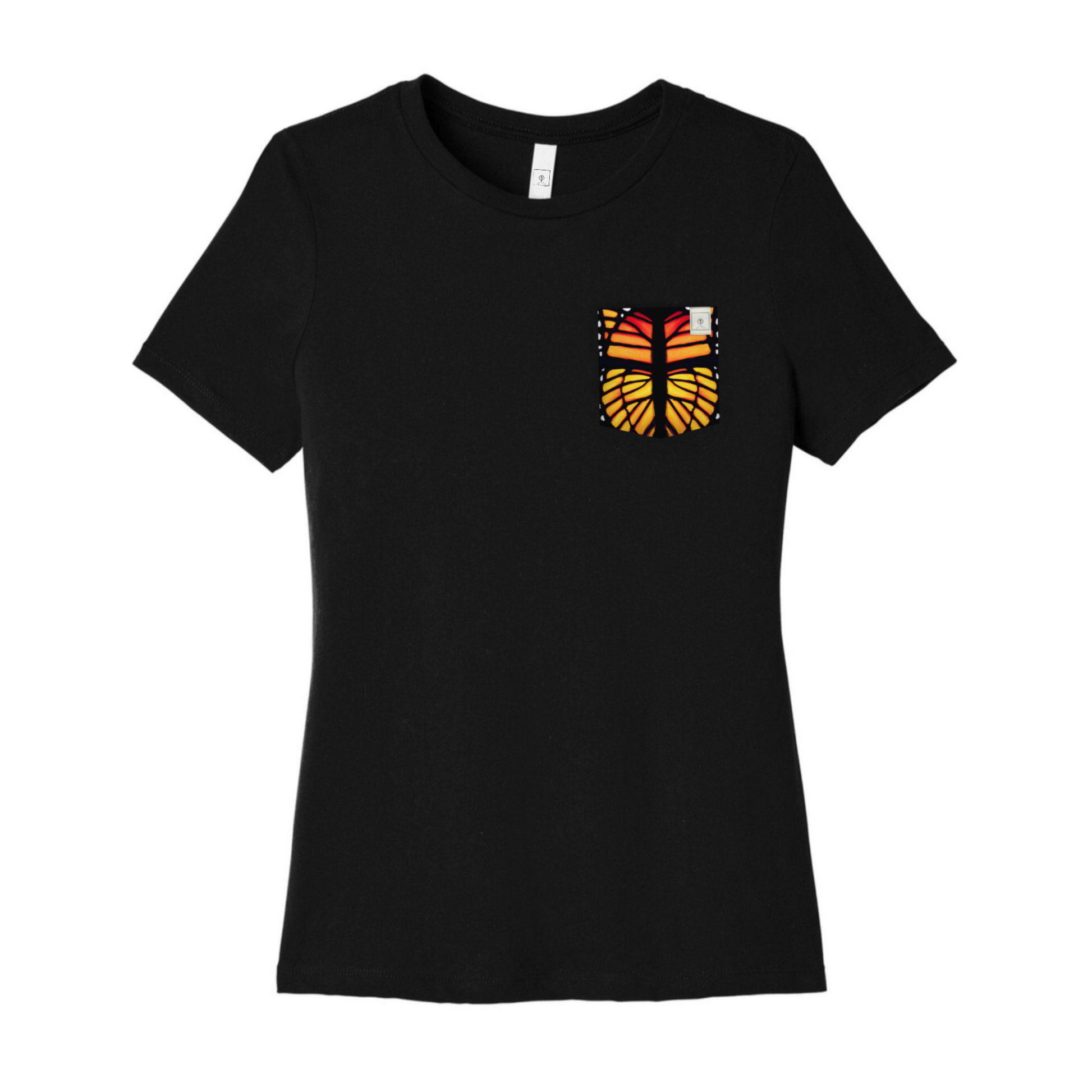 Monarch Butterfly Women's Pocket Tee