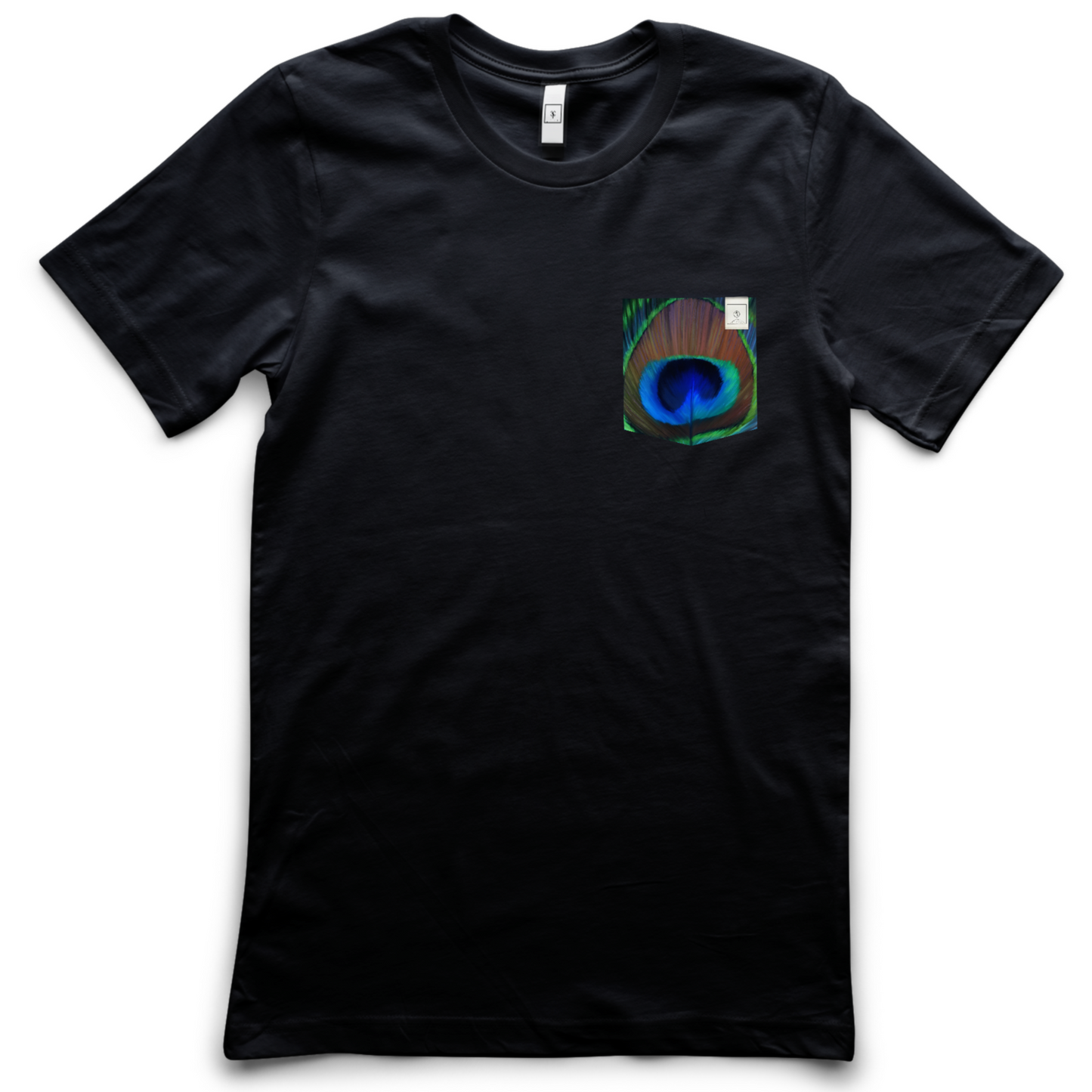 Peacock Men's Pocket Tee