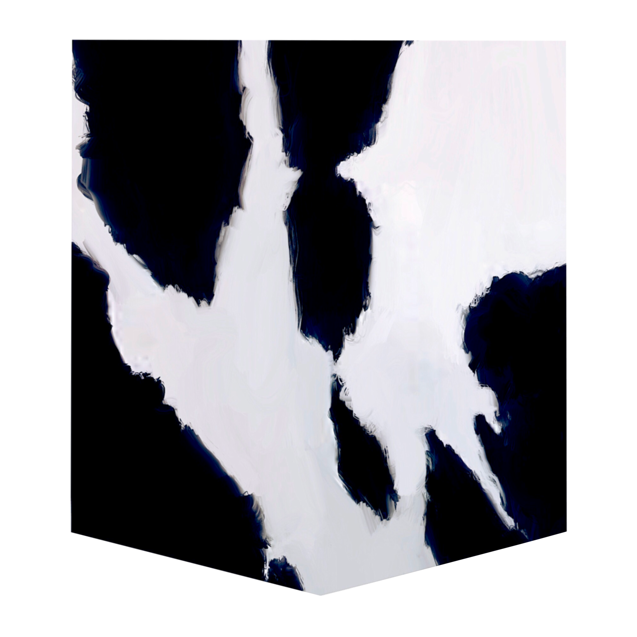 Holstein Friesian Cattle Women's Pocket Tee — hand-painted original